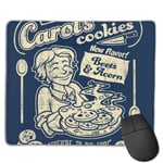 Carols Cookies The Walking Dead Customized Designs Non-Slip Rubber Base Gaming Mouse Pads for Mac,22cm×18cm， Pc, Computers. Ideal for Working Or Game