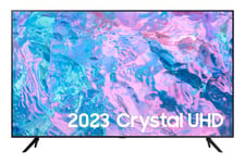 Samsung 2023 70” CU7100 UHD 4K HDR Smart TV in Black