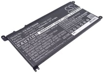 Batteri till P26T002 för Dell, 11.4V, 3650 mAh