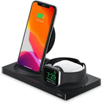 Belkin BOOST 3-in-1 Wireless Charger Stand Dock iPhone Apple Watch AirPods Black