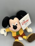 Disney Store Mickey Mouse Soft Toy Mini Bean Bag Plush 8” Evergreen Retired New