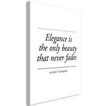 Billede - Hepburn Quote (1 Part) Vertical - 80 x 120 cm - Premium Print