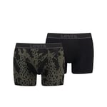 Levi's Men's Animal Camo Boxer Shorts, Khaki, S