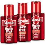 3 X Alpecin Double Effect Caffeine Shampoo 200 ml