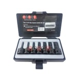 Force Bit Socket Set 12quot Power SAE 7 stycken