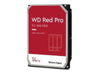 WD Red Pro WD142KFGX - Hårddisk - 14 TB - intern - 3,5 - SATA 6Gb/s - 7200 rpm - buffert: 512 MB