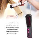 Hair Straightener Brush Cordless USB Rechargeable Fast Heating Frizz SG5
