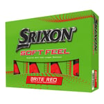 Srixon Soft Feel Golfball Rød