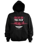 Hybris Top Gun - Born To Fly Hoodie (S,Black)