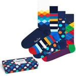 Happy socks Strumpor 4P Mix Socks Gift Box Flerfärgad bomull Strl 36/40