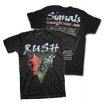 Rush Signals European Tour '83 Classic Hard Rock Band Music Geddy Lee Shirt