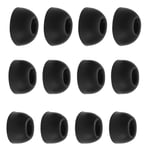 6 Pairs Ear Tips, Silicone Earbuds Compatible with JBL Tune 230NC TWS Black