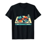 80s 90s Retro Vintage Vinyl Record Player Turntable T-Shirt