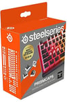 SteelSeries PrismCaps – Double Shot Pudding-style Keycaps – Durable PBT Thermoplastic – Compatible with Most Mechanical Keyboards – MX Stems – Black (UK Layout)
