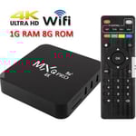 Uk 2023 Ny X98q TV-box Android 11.0 4K UHD Wifi 16GB/8GB 5G Set Top Player HDMI5 Fjärrkontroller