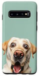 Galaxy S10 Funny Labrador Retriever Taking a Selfie Dog Mom Puppy Dad Case