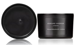 Edward George Scented Candles Pomegranate Noir Home Fragrance Candle Gift Set, 80g