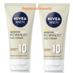 Nivea Men SENSITIVE Pro Menmalist Face Cream 75ml-2 Pack