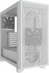 CORSAIR 3000D AIRFLOW Mid-Tower PC Case – 3-Pin Fans – Four-Slot GPU White 
