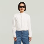 Short Moto Jacket - White - Women