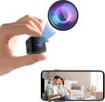 Mini Caméra 4K Surveillance Wifi Sans Fil Batterie,Webcam De Vision Nocturne Super Infrarouge,Enregistrement À Détection DeMouvement,Caméras Espion,Extérieure/Intérieure,Sd/Cloud