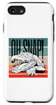 Coque pour iPhone SE (2020) / 7 / 8 Oh Snap Crocodile Reptile drôle et alligators d'amour