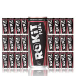 ROKiT Fuel Energy Drink, Vegan Certified, 100% natural ingredients, Sustainable and natural energy lift, low calorie, zero fat and zero salt, Lychee & Passion fruit flavoured, Case of 24 x 250ml