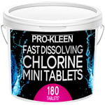 Stabilised Fast Dissolving Mini Chlorine Tablets 2.7g - 180 Tablets