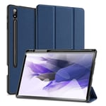 DUX DUCIS Samsung Galaxy Tab S9 Plus SM-X810 SM-X816 Kotelo Domo Series Sininen
