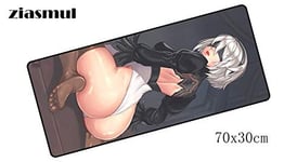 OLUYNG mouse pad Locked edge gaming mouse pad mouse mousepad for computer mouse mats notbook de nier automata padmouse computer 700x300mm Size 700x400x4mm mat 1