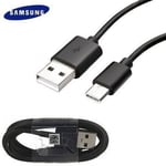 CHARGER CABLE USB-C Noir Samsung Galaxy S8