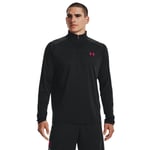 Under Armour Mens Tech 2.0 1/2 Zip HeatGear Sweater - Black/Red - S