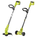 RYOBI Gresstrimmer+Fliserenser Ryobi One+ 18V 1X1.5Ah