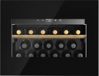 Caso Caso | Wine Cooler | Winedeluxe Wd 17 | Energy Efficiency Class G | Built-In | Bottles Capacity 17 | Juodas