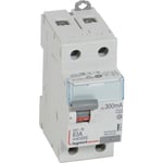 DX3 RCCB jordfelsbrytare 63A 2P 300mA typ-A 2M 10kA