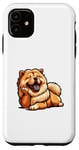 Coque pour iPhone 11 Chow chow chien mignon drôle chow chow art kawaii chien