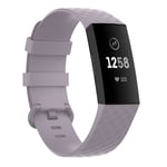 Vanntett Fitbit Charge 4 etc. bånd - Lyse lilla