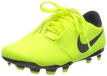 Nike Garçon Mixte Enfant Jr. Phantom Venom Club FG Chaussures de Football, Vert (Volt/Obsidian/Volt 717), 33.5 EU