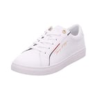 Tommy Hilfiger Women Tommy Signature Cupsole Trainers, White (White), 38 EU