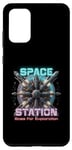 Coque pour Galaxy S20+ Base de station spatiale pour l'exploration spatiale et le design artistique de voyage
