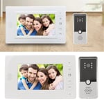 Video Doorbell Camera With 7 Inch TFT Monitor Wired Night 2 Way Talk REL