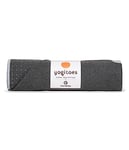 Manduka Yogitoes Yoga Towel for Mat, Non-Slip and Quick Dry for Hot Yoga with Rubber Bottom Grip Dots,Thin and Lightweight, 71 Inches, Grey