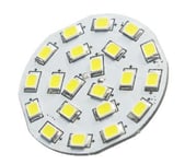 12V G4 baksidepinner 3W 21 SMD2835 led pære, varmhvit