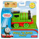 Fisher-Price Thomas and Friends Pull 'n Spin Percy Toy Train Engine Playset NEW