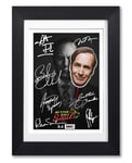 Memorabilia Better Call Saul Cast Signed Autograph Autographed A4 Poster Photo Print Photograph Picture TV Show Series Season Framed DVD Boxset Gift Breaking Bad (POSTER ONLY)