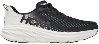 HOKA Rincon 3 Wide Running Shoes - Black/White