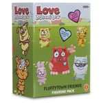 Golden Bear Love Monster and FluffyTown Friends Figurine Set Closed Box Toys New