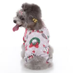 Pet Christmas Sweater Clothes Coat Dog Holiday Winter No.6 M