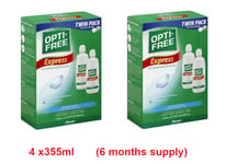 Alcon Opti-Free Express Value Pack Contact Lens Solution 4 x 355ml 