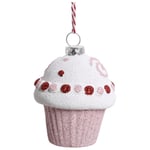 Chic Antique Denmark Godis Cupcake Julgransdekoration Rosa